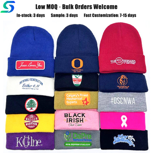 Chapeaux d'hiver classiques en gros à bas <span class=keywords><strong>prix</strong></span>, bonnets en acrylique tricotés, bonnets de pêcheur tricotés pour hommes et femmes - Product Image 2