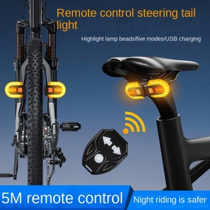 Luz trasera de <span class=keywords><strong>bicicleta</strong></span>, carga USB recargable, Control remoto, luz de giro, señal popular, luz trasera de <span class=keywords><strong>bicicleta</strong></span> con indicador - Product Image 3