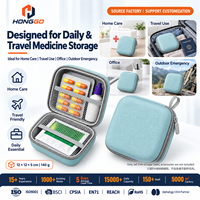 Étui de rangement pour médicaments en EVA imperméable à coque rigide avec logo personnalisé, intérieur ajusté avec précision, design portable
