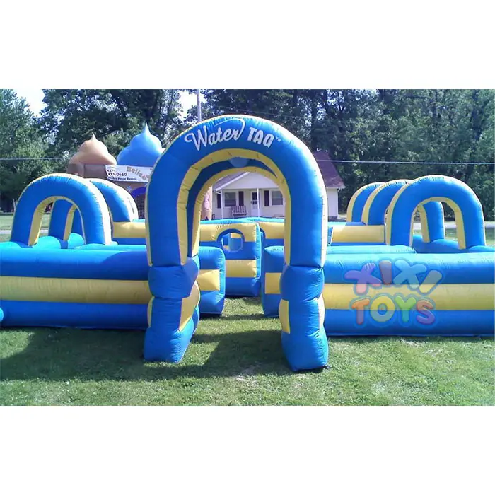 Zomer Water Games Outdoor Opblaasbare Water Doolhof Tag, Opblaasbare Water Battle Arena Voor Kids Party