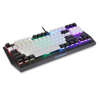 Clavier gamer Motospeed CK73, clavier mécanique filaire multimédia TKL, 87 touches, clavier hotswap, clavier de jeu
