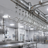 Ligne complète intégrée de traitement de la viande de chèvre, d'agneau et de mouton de qualité alimentaire 304 pour abattoir commercial