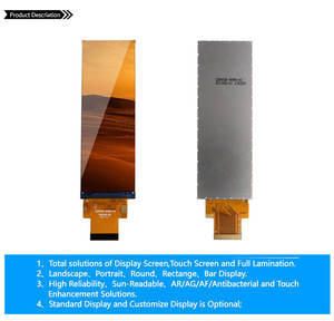 4.6 นิ้ว 480X128 IPS TFT 3SPI_สี RGB 18 บิตอินเทอร์เฟซแถบหน้าจอ LCD โมดูลสำหรับบาร์ - Product Image 3