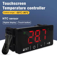 En gros Thermostat numérique écran tactile régulateur de température régulateur de température capteur NTC relais brassage incubateur
