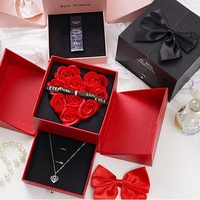 Cadeau Fête des Mères Idées Cadeaux Saint-Valentin 2025 Boîte à Bijoux Cœur Boîte à Bijoux Luxe