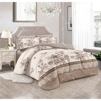 Nouvelle mode pas cher coton 3 pièces impression de luxe personnalisé King Size literie couette couette ensembles de couette