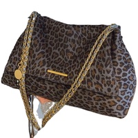 Nouveau Sac à Bandoulière Vintage Grande Capacité pour Femme, Motif Léopard Tendance, Deux Bretelles, Idéal pour l'Été – Cadeau de Noël
