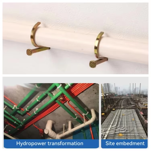 Clous à crochet de serrage de tuyau de haute qualité pour usage industriel Solutions de fixation de tuyau robustes Colliers de serrage <span class=keywords><strong>en</strong></span> métal durables - Product Image 4