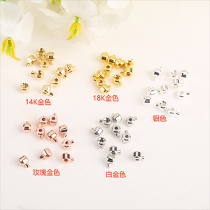 Hebilla de Posicionamiento para Joyería, Cierre de Alambre de Acero Redondo de 3.2mm, Componente para Fabricación de Joyería DIY, Acabado en Oro, Plata y Oro Rosa - Product Image 2