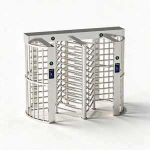 Torniquete de Altura Completa con Recubrimiento en Polvo, Lector RFID de Reconocimiento Facial de Alta Resistencia para Seguridad en Entradas de Parques Industriales - Product Image 2