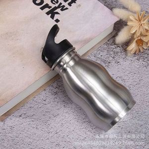 Vaso Térmico de Acero Inoxidable de 350 ml para Adultos, Botella de Agua con Diseño Moderno - Product Image 2