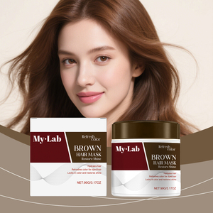<span class=keywords><strong>Maschera</strong></span> Colorante per <span class=keywords><strong>Capelli</strong></span> Personalizzata, Idratante e Riparatrice, per <span class=keywords><strong>Capelli</strong></span> Danneggiati, Colore Marrone - Product Image 1