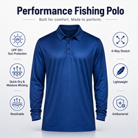Vente en gros de maillots de pêche pour hommes en polyester et élasthanne, protection solaire UPF 50+, manches longues, pour les équipes de pêche, les clubs et les tournois