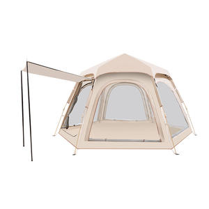 Zhejiang <b>Hexagonal</b> Camping <b>Tent</b> 280x240x155cm Single Layer Automatic Quick Opening Rainproof Portable Foldable Four Seasons - Product Image 1