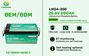 Máquina de Limpieza de Pisos Personalizable con Batería de Litio de 24v, Batería de Litio Solar de 200ah, Batería de Litio de 24v 200ah para Sistema Solar - Product Image 5