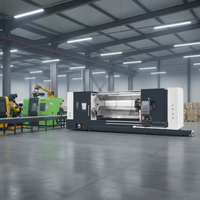 Centre de tournage CNC à banc incliné, machine robuste à broche unique (BL-S500H/500MH/500YH) pour tourelle porte-outils CNC 3 axes 12T