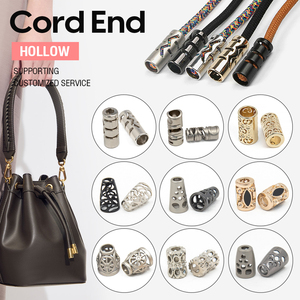 Phụ kiện may mặc bikini thép không gỉ kim loại Stopper tùy chỉnh chuyển đổi dừng lại Rope cap dây rút dây kết thúc mũ cho sợi dây thừng - Product Image 4