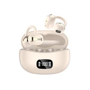 Auriculares Inalámbricos con Clip a Prueba de Fugas, Bluetooth 6.0 de Baja Latencia, Pantalla LED de Energía, Auriculares Deportivos con Clip Abierto - Product Image 1