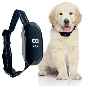 Dog Barking Collars Waterproof Training Repellent Control Device Pet Anti Barking Stop Bark Electric Vibration Collar Beeper