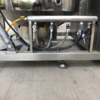 Marmite de cuisson industrielle 100L en acier inoxydable 304, chauffage électrique ou à gaz, agitation automatique, pour vignerons, usines d'assaisonnement et cuisson de viande