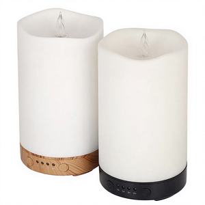 Diffuseur d'huiles essentielles électrique en céramique blanche 101200ml, portable, ultrasonique, aromathérapie, humidificateur, lumière LED, 1 an de garantie - Product Image 4