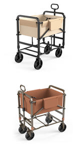 Çok fonksiyonlu katlanabilir Pet banyo vagon yönlü katlanabilir tekerlekli alışveriş sepeti plaj kamp spor köpekler kediler için - Product Image 6