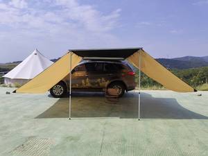 Tente d'auvent latéral de voiture SUV/4WD de qualité supérieure coque en alliage d'aluminium personnalisée, protection UV et abri solaire étanche pour véhicules tout-terrain - Product Image 5