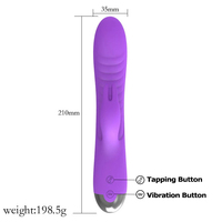USB-Aufladbarer Silikon Realistischer Vibrierender Dildo G-Punkt Klitoris-Stimulator Fingerähnliche Bewegung Wellen-Rabbit-Vibrator für Frauen