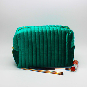 Nhung Bông Trang Điểm Túi Mềm Sang Trọng Mỹ Phẩm Tổ Chức Pouch Biểu Tượng Tùy Chỉnh Du Lịch Vệ Sinh Cá Nhân Túi Cho Phụ Nữ Xách Tay Vẻ Đẹp Trường Hợp - Product Image 2