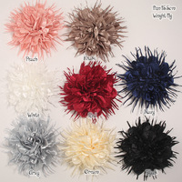 Fleur en tissu teinté faite à la main de 13 cm, camélia en tissu, accessoires vestimentaires, composants DIY, broche – Ventes directes usine