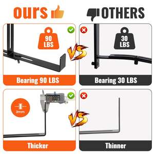 Soporte de ventana Db de acero ajustable para macetas, cestas colgantes de flores, rectangular, con recubrimiento en polvo - Product Image 5