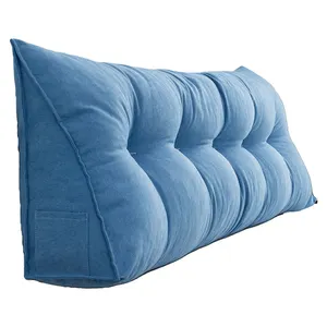 Nuovo cuscino per la testa del letto addensato divano a triangolo nordico il grande cuscino di protezione della vita della camera da letto posteriore può essere smontato e lavato