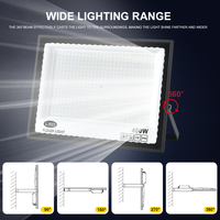 Reflector LED CET-165 de Alta Venta, Resistente al Agua IP65/66/67, Proyector para Exteriores, Certificado CE, de 10W a 300W