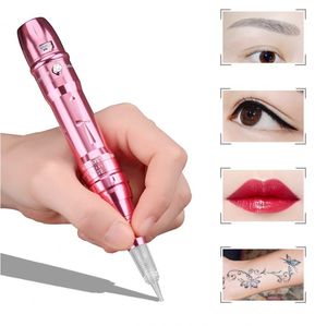 Set <span class=keywords><strong>de</strong></span> 10 Cartuchos para Pluma <span class=keywords><strong>de</strong></span> Maquillaje Permanente Eléctrica, Máquina <span class=keywords><strong>de</strong></span> Microblading Inalámbrica con 2 Baterías, Microshading PMU para Cejas - Product Image 2