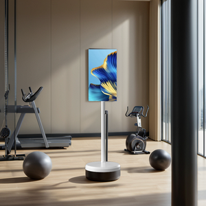 32-inch thông minh Android <span class=keywords><strong>LCD</strong></span> TV cảm ứng điện dung hiển thị không dây có thể sạc lại đứng xoay di chuyển 12V cung cấp điện LED - Product Image 6