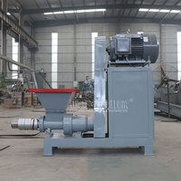 Machine extrudeuse de briquettes de charbon de riz de haute qualité, à moteur, avec fonctions d'économie d'énergie, capacité de 300 kg/h