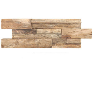 Mosaïque de carreaux de bois de bateau ancien Design <span class=keywords><strong>vintage</strong></span> moderne Bande polie Panneau de sol mural pour décorations d'hôtel Caractéristique du parquet naturel - Product Image 6