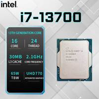 Prosesor Intel Core Generasi ke-12 dan ke-13 Baru I5 13400F 13400 I5 13600KF I7 13700 13700KF Desktop Loose Tray