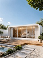 Offre Spéciale – Maison Capsule Modulaire Préfabriquée de Luxe Smart Apple Cabin avec Verre Panoramique pour Glamping Extérieur, Hôtel ou Pod de Resort