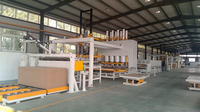 Máquina de laminación de 1200 T la1200 toneladas, prensado en caliente de ciclo corto, laminado de melamina, línea de producción de suelo de papel