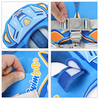 Swimbobo pare-soleil réglable nouveau-né aisselles cercle enfant voiture de sport non gonflable jouets non gonflables bébé flotteur anneau