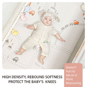 Alfombra Gruesa para Gatear para Bebés, Colchoneta para Gatear Junto a la Cama, Alfombra para Gatear en la Sala de Estar, Antideslizante y No Tóxica - Product Image 4