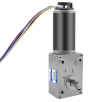 Moteur électrique à engrenages XYT 5840-31ZY 12v 24v 70kg.cm à couple élevé et faible régime, moteur à engrenages à vis sans fin, moteur CC à aimant permanent avec encodeur