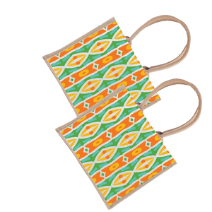 Bolsas Ecológicas de Yute con Estampado Completo, Fabricadas en India, Bengala Occidental, India - Product Image 3