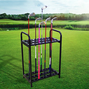 Outdoor standing metal golf club storage rack Indoor display display storage rack