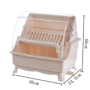 Moderno colorido barato cocina <span class=keywords><strong>de</strong></span> plástico plato <span class=keywords><strong>de</strong></span> secado <span class=keywords><strong>escurridor</strong></span> <span class=keywords><strong>de</strong></span> drenaje gabinete <span class=keywords><strong>de</strong></span> rack con cubierta - Product Image 4