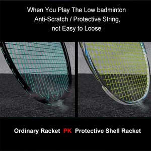 Nouvelle Arrivée <span class=keywords><strong>Raquette</strong></span> de <span class=keywords><strong>Badminton</strong></span> en Alliage d'Aluminium et Composite de Carbone avec Technologie de Conception de Protection Offensive - Product Image 3