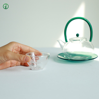 Tasses en verre borosilicate à double paroi avec logo personnalisé, 30 ml, tasses en verre transparent isolées, bol en verre pour soupe
