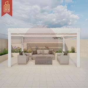 <span class=keywords><strong>Panneau</strong></span> solaire Pergola aluminium Pergola photovoltaïque extérieur jardin Patio arrière-cour Patio décor jardin ombre Structure Pergola - Product Image 3