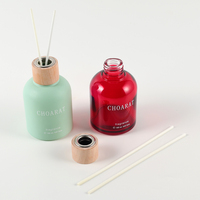 Diffuseur d'arômes de luxe de haute qualité, grand flacon vide de 50 ml, flacon en verre transparent de 100 ml pour diffuseur de roseaux d'aromathérapie pour la maison